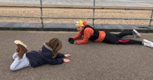 Kind Stranger Stops And Gets Down On The Ground To Help Calm A Little Boy With Autism