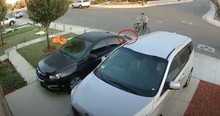 Young Boy Comes Back After Spotting Purse On Top But Doesn't Realize Cameras Are Rolling