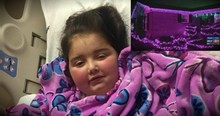 Neighbors Turn Street Purple Just Before A Sick Girl Heads To Heaven