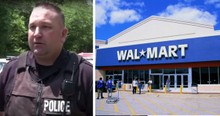 Police Officer Working At Walmart Steps Up When Man Can't Pay For Groceries