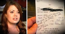 Pregnant Waitress Cries When She Sees $900 Tip Left By Customer