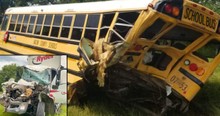 Truck Driver Uses His Final Moments To Help Rescue Kids Following School Bus Crash