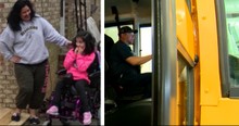 School Bus Driver Makes Good On His Promise To Disabled Student's Mom