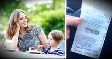 Mom Gets A Note From Stranger Watching Her And Her Daughter Eat