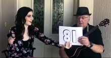 Teenager Joins 81-Year-Old Grandpa For Duet Of 'Somewhere Over The Rainbow'