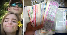 Teen Spent 3 Months Personalizing Bible As Gift To Her Boyfriend