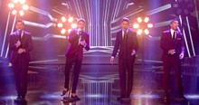 4 Crooners Known As The Jack Pack Charm The Crowd With The Song 'Feeling Good'