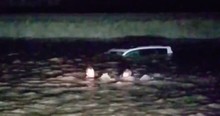 Two Brothers Saved A 61-Year-Old Lady's Life When She Was Sinking In Her Vehicle