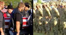 Veteran With No Known Family Is Laid To Rest And Hundreds Show Up To Honor Him