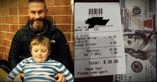 Single Dad Leaves Tip For Waitress Who Stood Out For A Special Reason