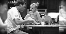 Farmer's Wife Takes A Photo Of Him Eating Alone To Say Thank You