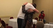 A College Basketball Player Has Not Been Home In Five Years, So He Got A Surprise Visit