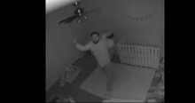Daddy Hilariously Celebrates Putting The Baby To Sleep