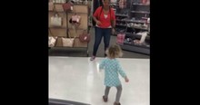 Target Employee Has An Adorable Dance-Off With A 2-Year-Old Little Girl