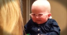 Sweet Baby Louise Sees Momma for First Time