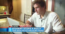 Teenager Stops Bully From Beating Up Blind Student