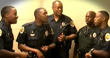 Police Officers Sing A Cappella To Praise Jesus