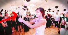 Wedding Bouquet Toss Turns Into Surprise Proposal For Bridesmaid