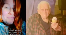 Lonely Grandpa Sends Tear-Jerking Text To His Granddaughter Asking Her To Sleepover