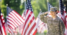This New Marine Gave Her Grandpa A Huge Surprise. And Her First Salute!