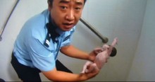 Police Make An Unbelievable Rescue After Hearing A Baby Crying In A Bathroom