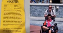 Mom Leaving Walt Disney World with Disabled Son Finds Nasty 'Parking Ticket' from a Stranger