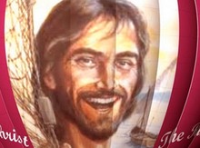 Hot Air Balloon Made With An Enormous Face Of Jesus Smiling