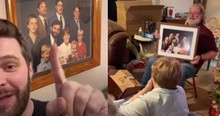 There Was 1 Family Portrait Dad Always Hated So His Son 'Fixed' It The Most Hilarious Way