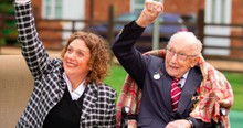 100-Year-Old Veteran Raises $11 Million Using Only His Walker To Support Those Affected By COVID-19