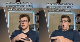 When Someone in the Show You're Watching Makes Fun of Jesus