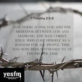 1Timothy 2:5-6 