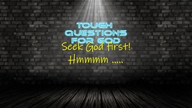 Seek God first!