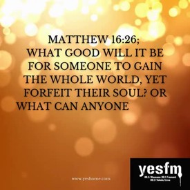 Mathew 16:26