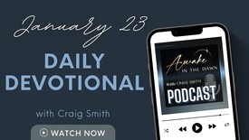 January 23rd: SET APART TO BE LIKE JESUS Daily Devotional