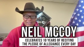 Neal McCoy Celebrates 10 Years of Reciting the Pledge of Allegiance Every Day