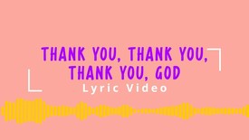 Thank You, God (Christian Pop Rock / Lyric Video) | Krystal Craven