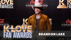 Brandon Lake Talks Baptisms, Staying Humble and Finding Rest Back Home | 2026 K-LOVE Fan Awards