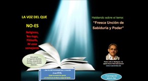 Fresca Unción de sabiduría y poder.  Pastor Julio Rodriguez. La voz del que No Es