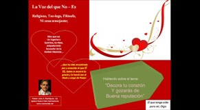 Decora tu corazón, y gozarás de buena reputación. Pastor Julio Rodriguez. La voz del que no es