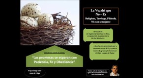 Las promesas se esperan con Paciencia, Fe y Obediencia. Pastor Julio Rodriguez. La voz del que no es