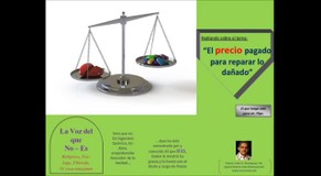 El precio pagado para reparar lo dañado. Pastor Julio Rodriguez. La voz del que no es