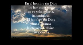 Poema: Que es Un Hombre Sin Dios