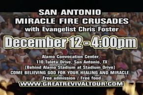 IGNITE THE FIRE TOUR / EVANGELIST CHRIS FOSTER / CHRIS FOSTER MINISTRIES