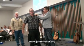 Pain ridden polio sufferer healed after 49 years and runs - John Mellor Australian Healing Evangelist