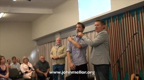 Painful shoulder healed - John Mellor Australian Healing Evangelist