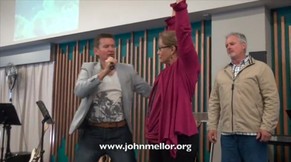 Painful frozen shoulder miracle healing - John Mellor Australian Healing Ministry