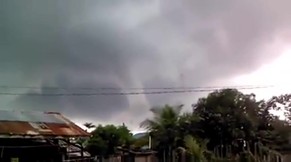 Chasing away a tornado in Jesus' name!