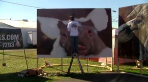 ARCY of RC MURALS @ Berlin Fair Timelapse