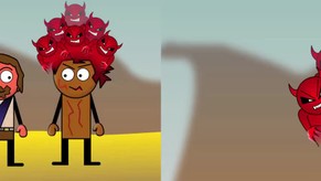 La historia de los demonios y los cerdos