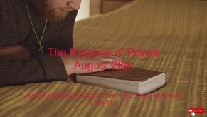 The Purpose of Prayer